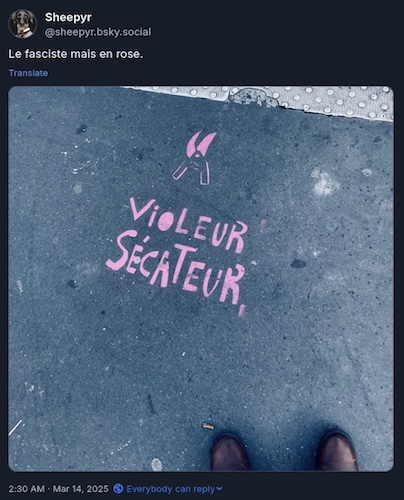 « Violeur, Sécateur »